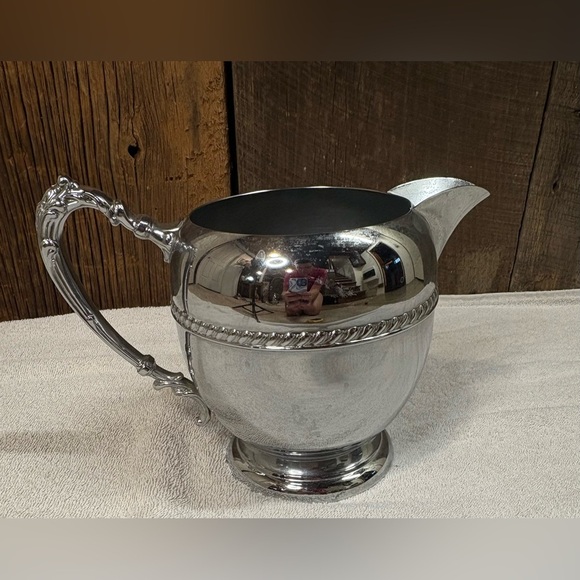 Vintage Sheridan Copper Plated Water Pitcher - Picture 3 of 10